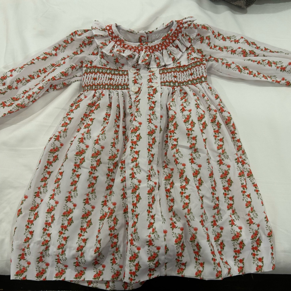 Cecil and Lou x Cameran Eubanks Wimberly Floral Long Sleeve Kids Dress